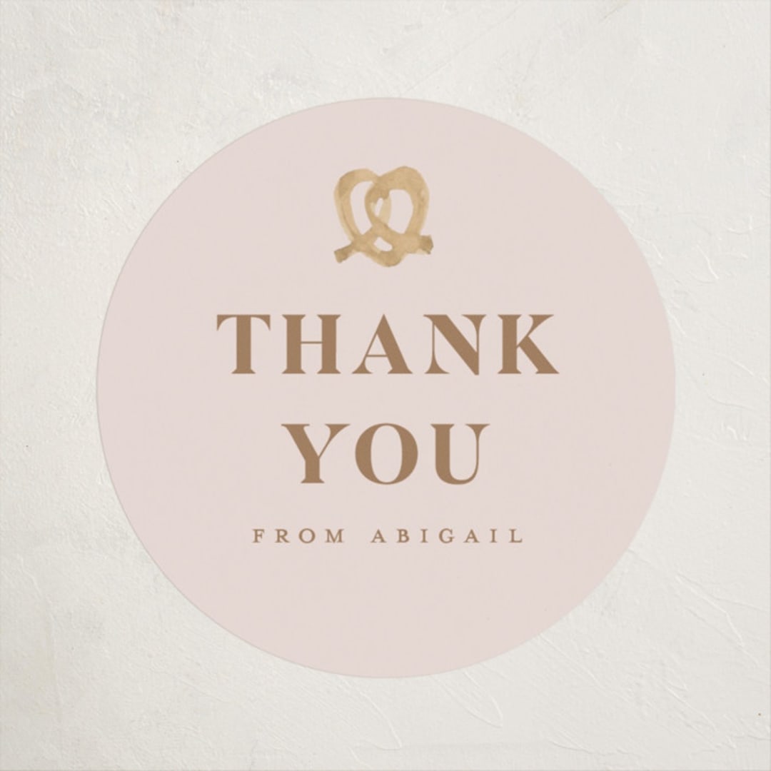 "Painted NYC" - Children's Birthday Party Stickers in Petal by Teju Reval - Front