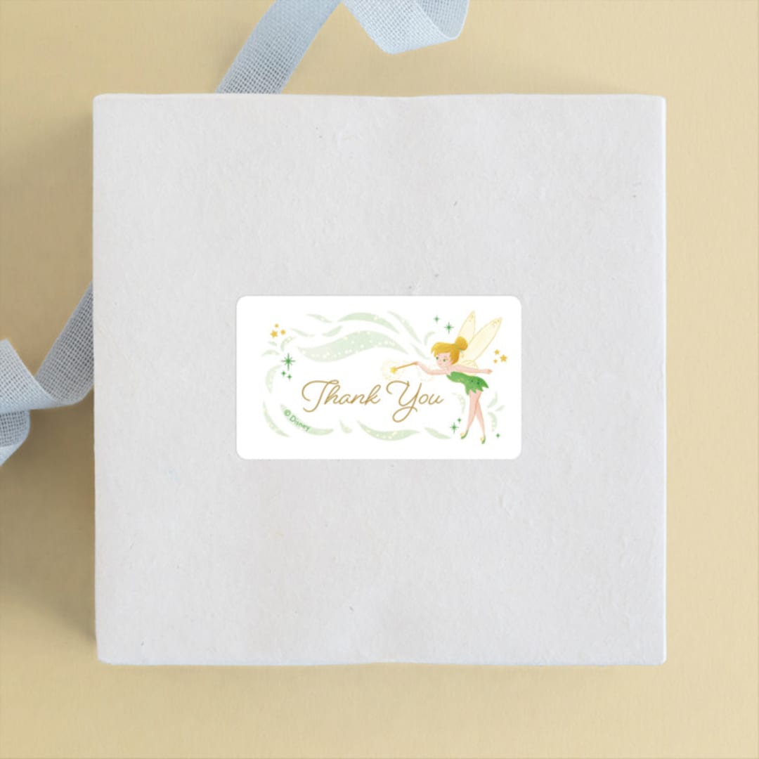 "Disney's Tinkerbell Fairy Stardust" - Children's Birthday Party Stickers in Magic by curiouszhi - Front