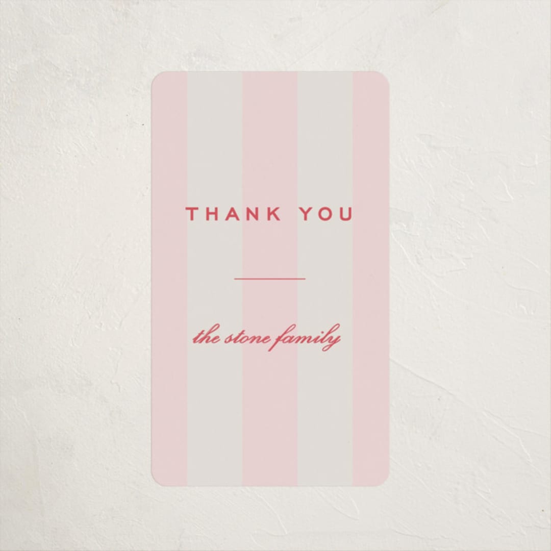 "Campania" - Children's Birthday Party Stickers in Fragola by Megan Davis - Front