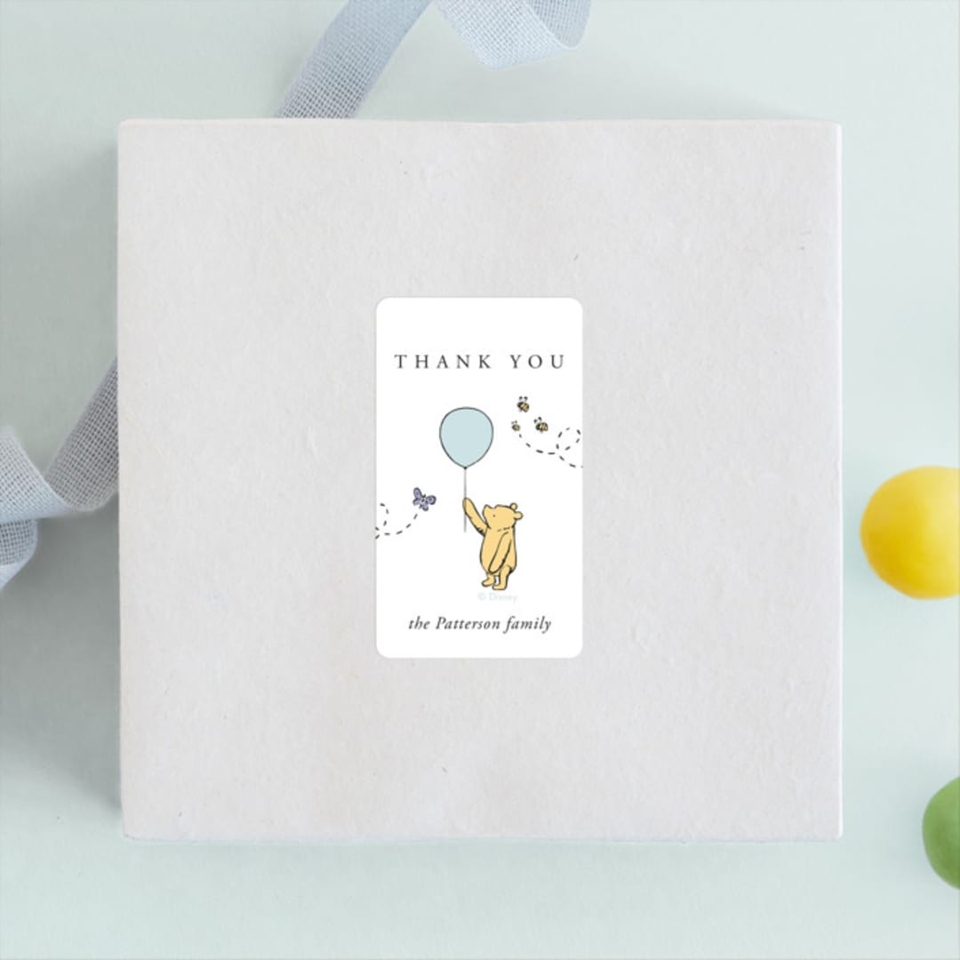 "Disney Sweetest Adventure" - Children's Birthday Party Stickers in Cloud by Heather Schertzer - Front