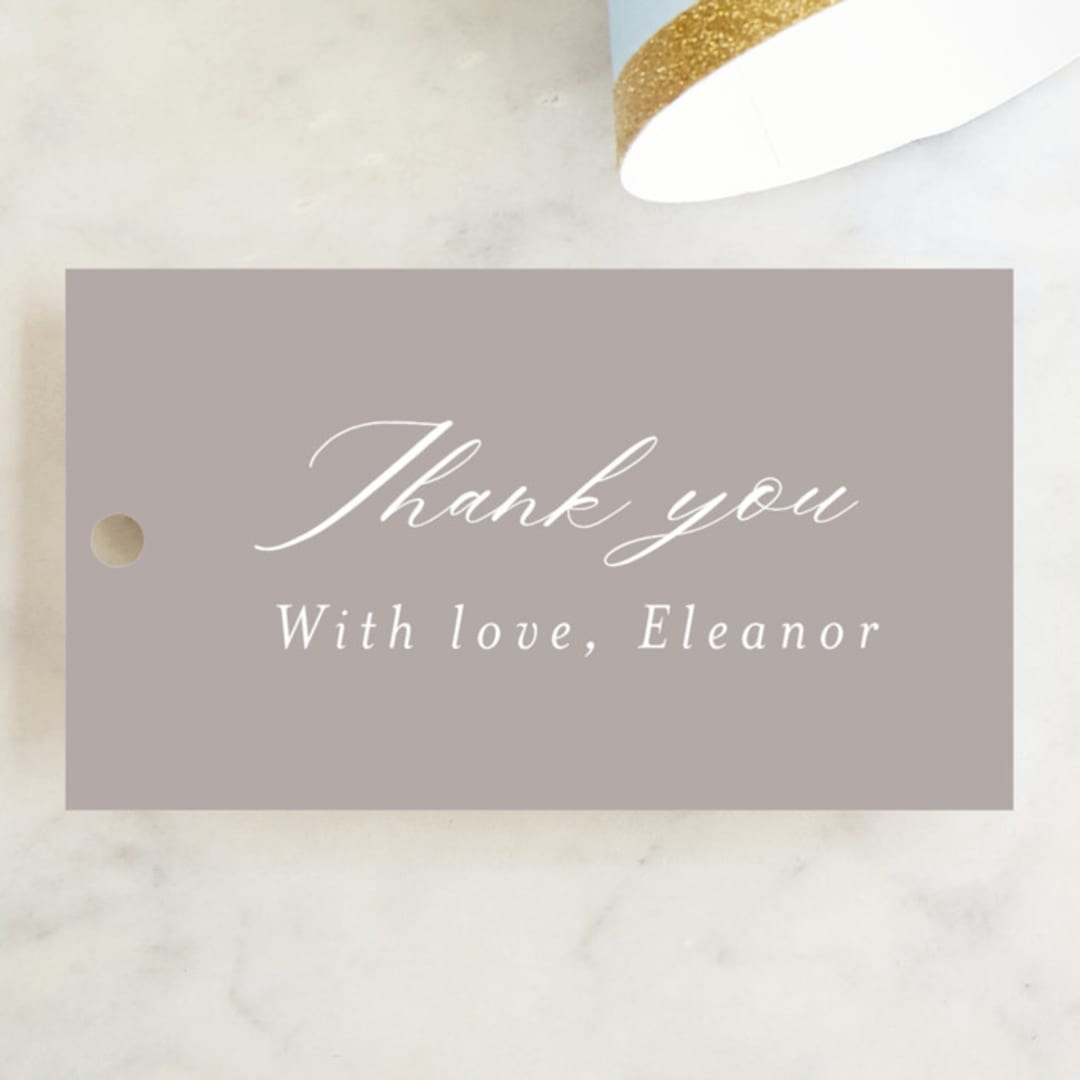 "Join in the fun!" - Children's Birthday Party Favor Tags in Cloud by Hudson meet Rose - Front