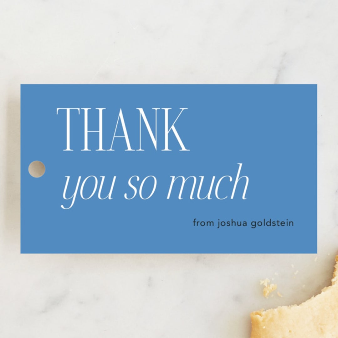 "modern classic" - Children's Birthday Party Favor Tags in Lagoon by Morgan Kendall - Front