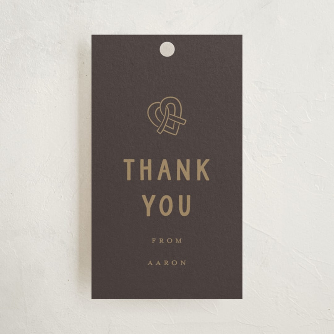 "Gilded NYC" - Children's Birthday Party Favor Tags in Beetle by Teju Reval - Front