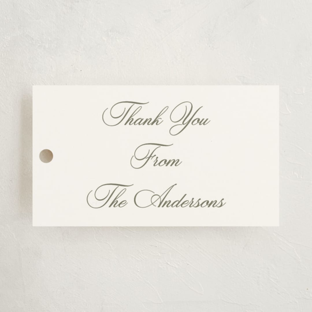 "Walden" - Children's Birthday Party Favor Tags in Fern by Megan Davis - Front