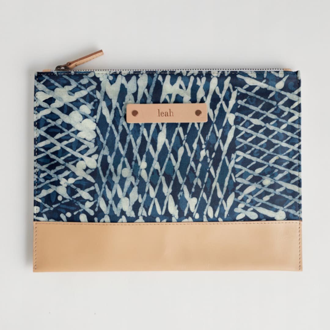 "Indigo" - Casual Clutch in Teal by Miranda Mol - Casual Clutch