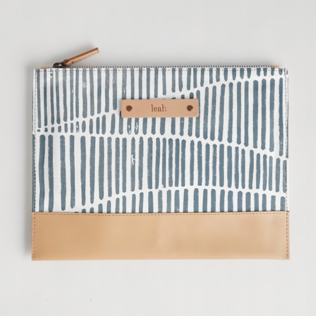 "Wavy" - Casual Clutch in Storm by Michelle Taylor - Casual Clutch