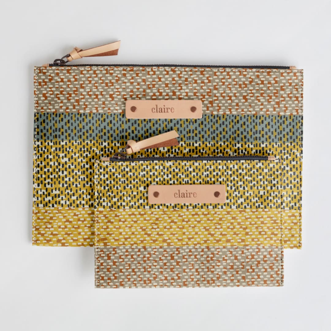 "Basic" - Catch All Pouch Set in Desert by Bethania Lima - Catch-All Pouch Set