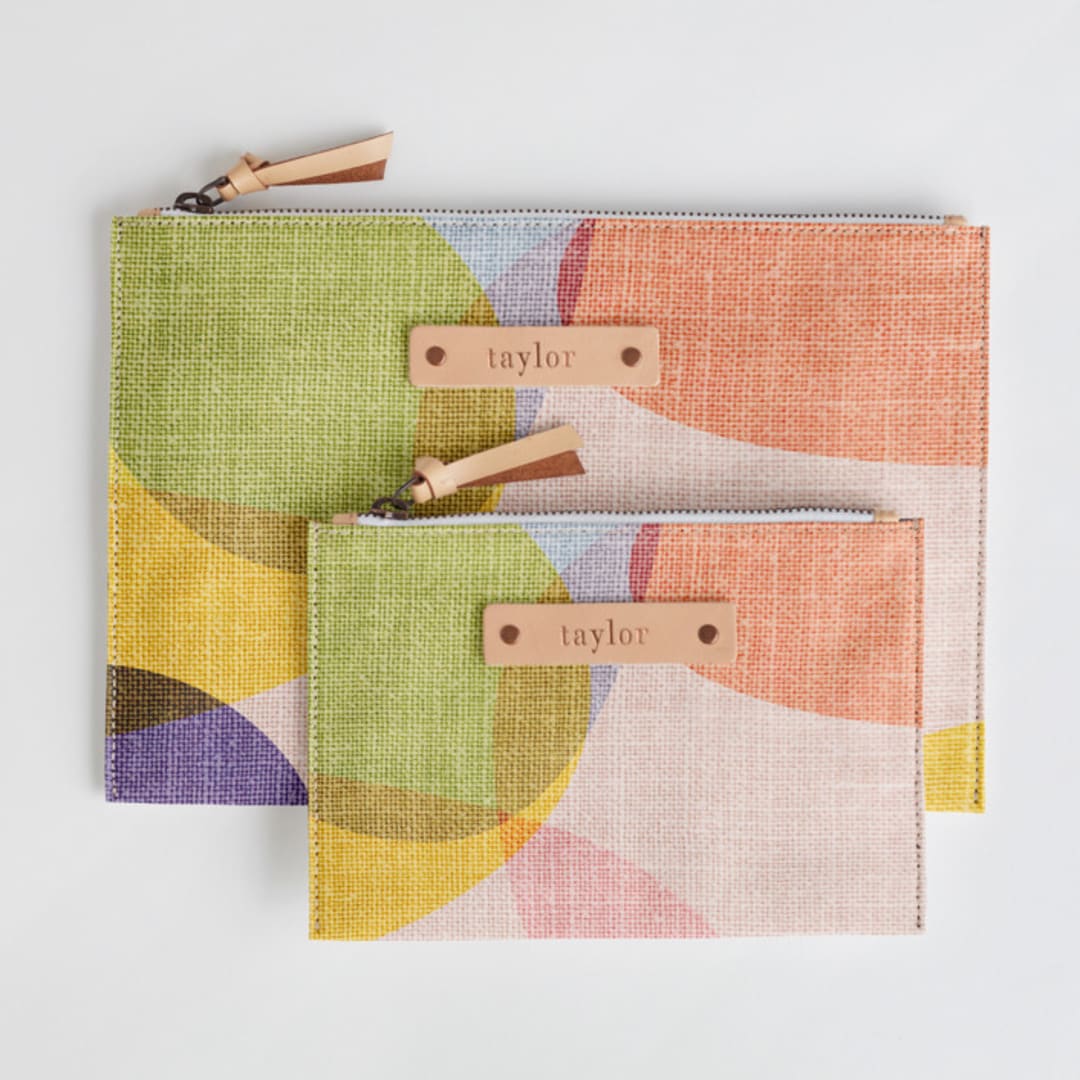 "Sweet Layers" - Catch All Pouch Set in Candy by Jayne Alfieri - Catch-All Pouch Set