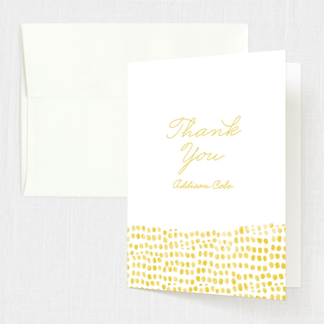 "Stepping Stones" - Confirmation Thank You Cards in Sun by Ann Gardner - Front