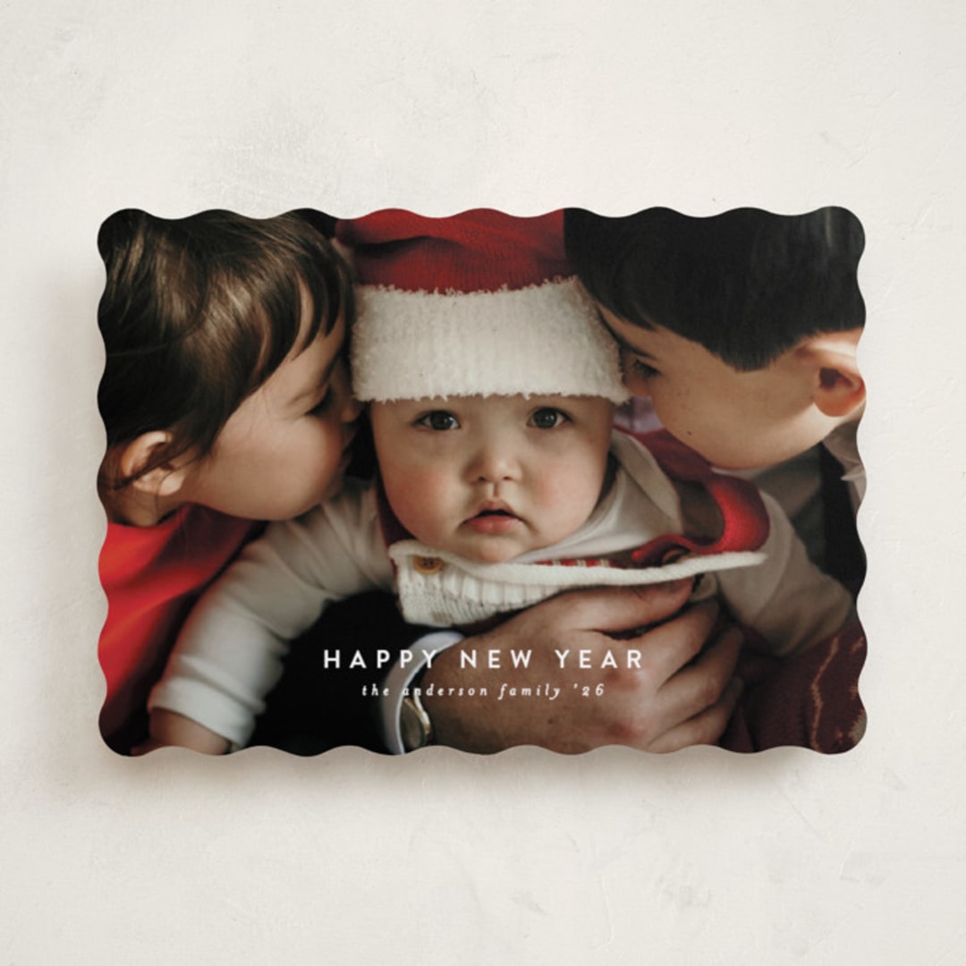 "Allium" - Holiday Cards in Snow by Deynaaz Daraei - Front