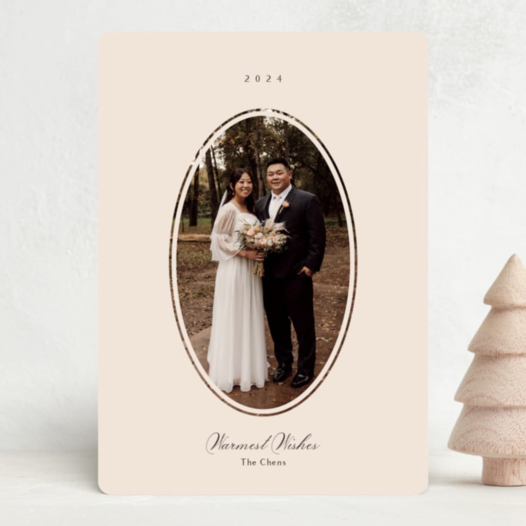"Vignette" - Holiday Cards in Vanilla by Ani Somi - Front