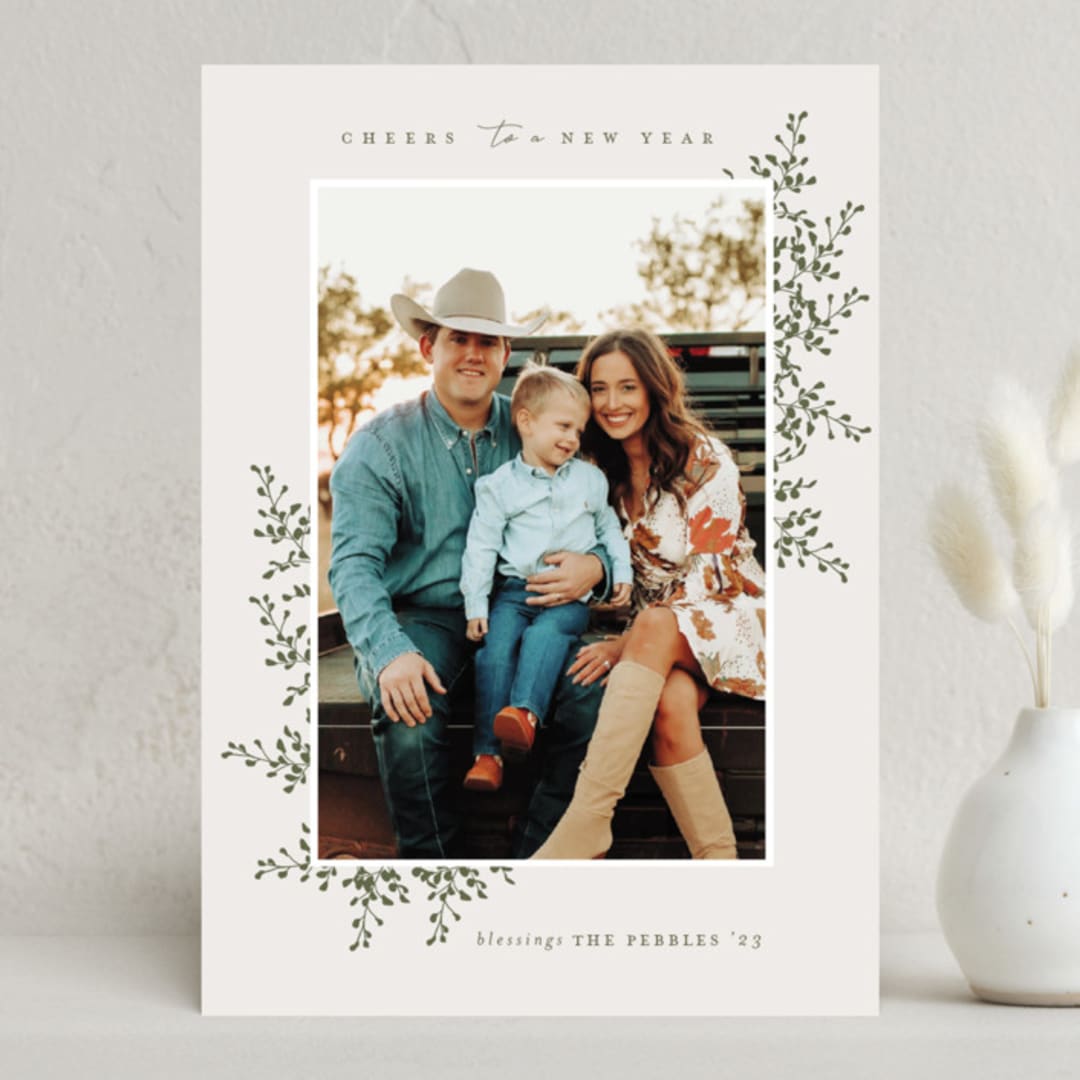 "Heavenly" - Holiday Cards in Pine by Benita Crandall - Front