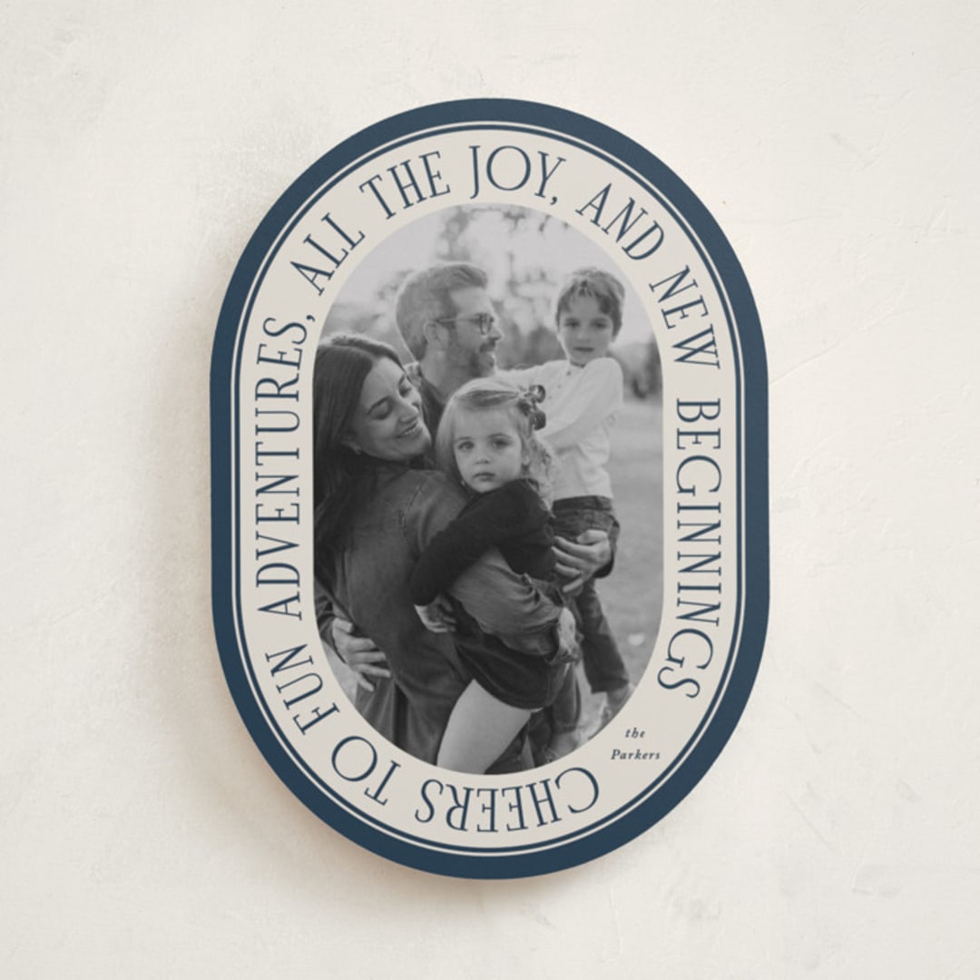 "Come Adore" - Holiday Cards in Night by Brianne Larsen - Front