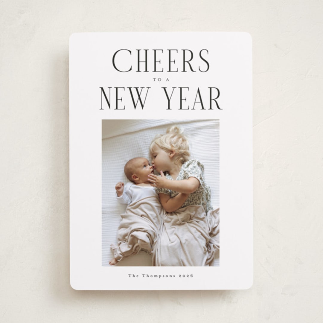 "The Modern" - Holiday Cards in Ice by Christy Hy Lee - Front