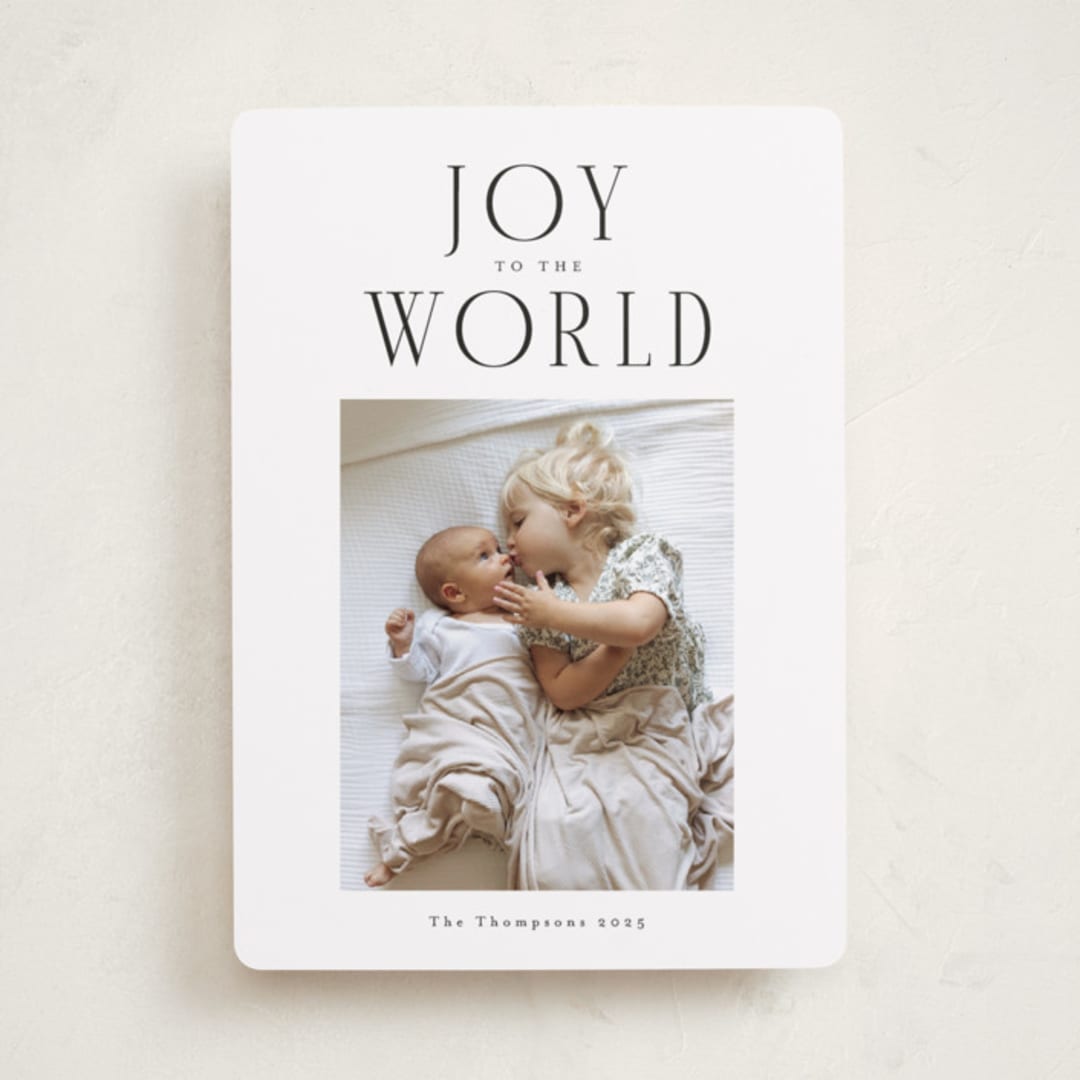 "the modern" - Holiday Cards in Ice by Christy Hy Lee - Front