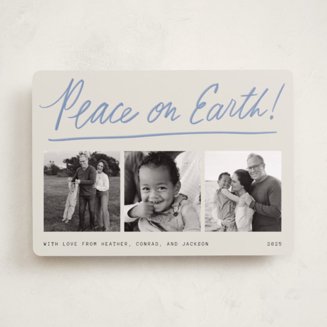 "A Cozy Note" - Holiday Cards in Snowfall by Kercia Jane - Front