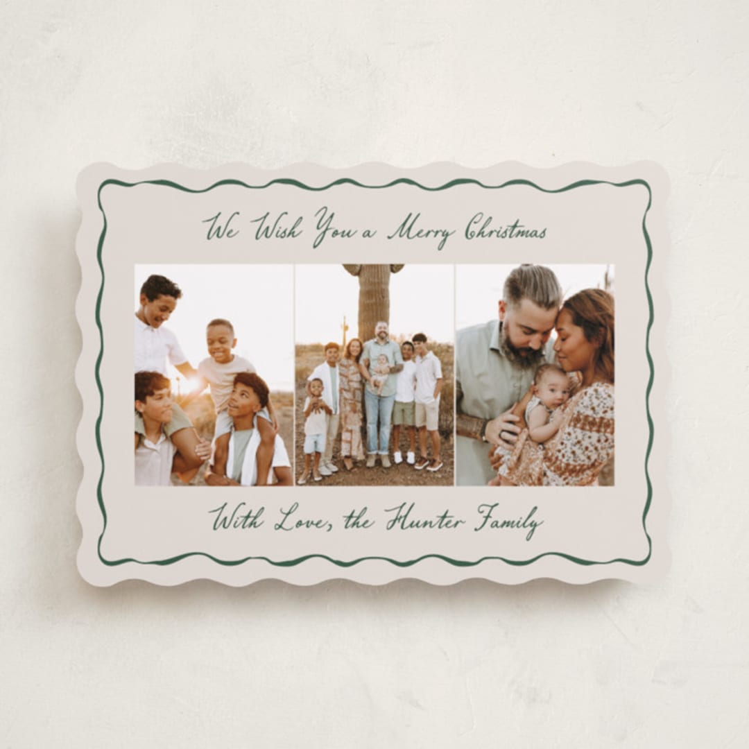 "Vintage Charm" - Holiday Cards in Leaf by Nicoletta Savod - Front