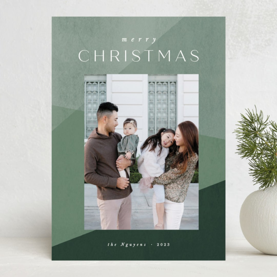"charismatic" - Holiday Cards in Spruce by Carolyn Nicks - Front
