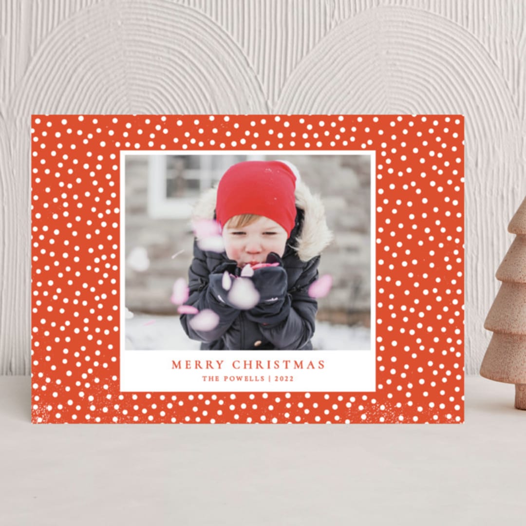 "winter dots" - Holiday Cards in Santa by Sumak Studio - Front
