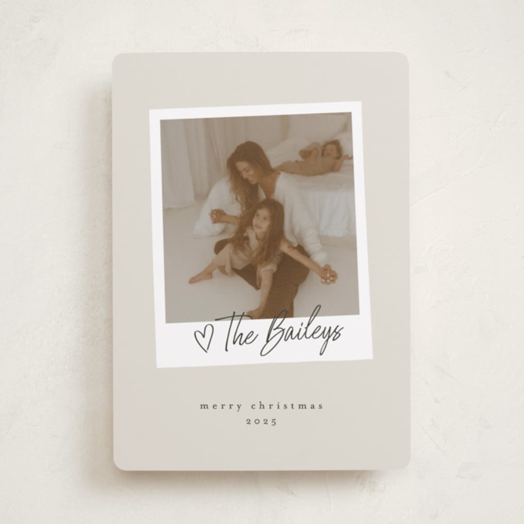 "holiday snapshot" - Holiday Cards in Cream by Karidy Walker - Front