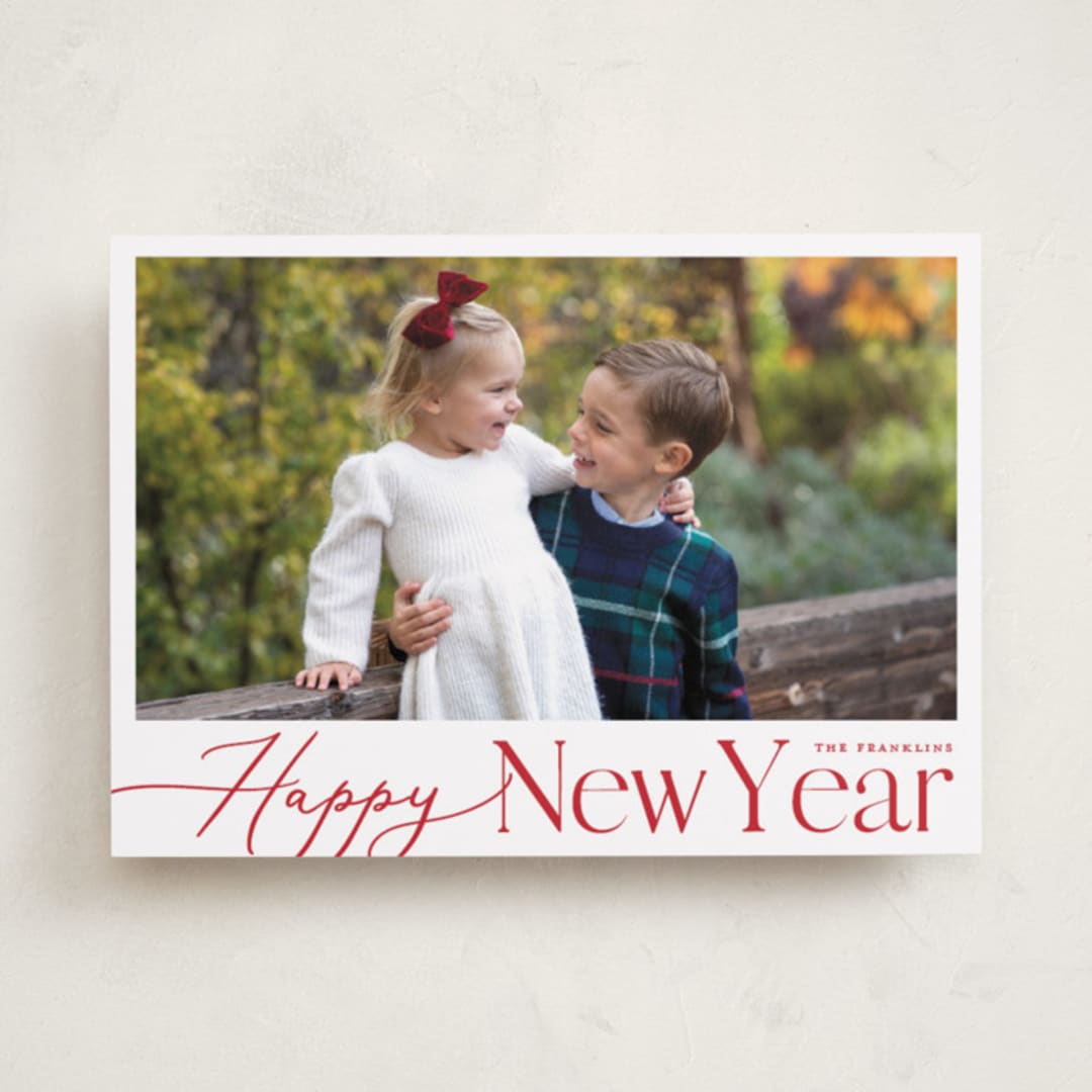 "Merry Mix" - Holiday Cards in Cherry by Carolyn MacLaren - Front