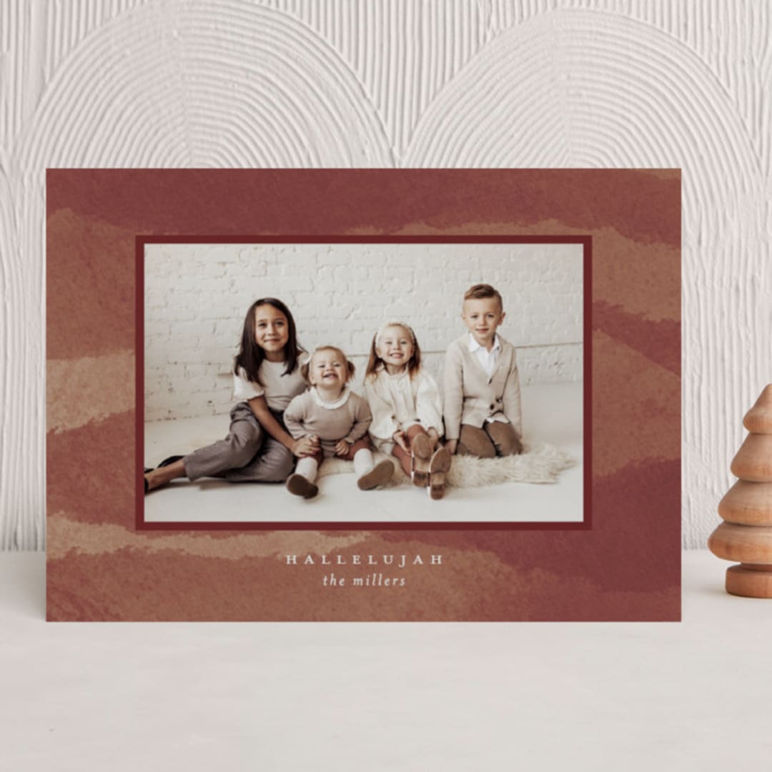 "Layered" - Holiday Cards in Nutmeg by Heather Cairl - Front
