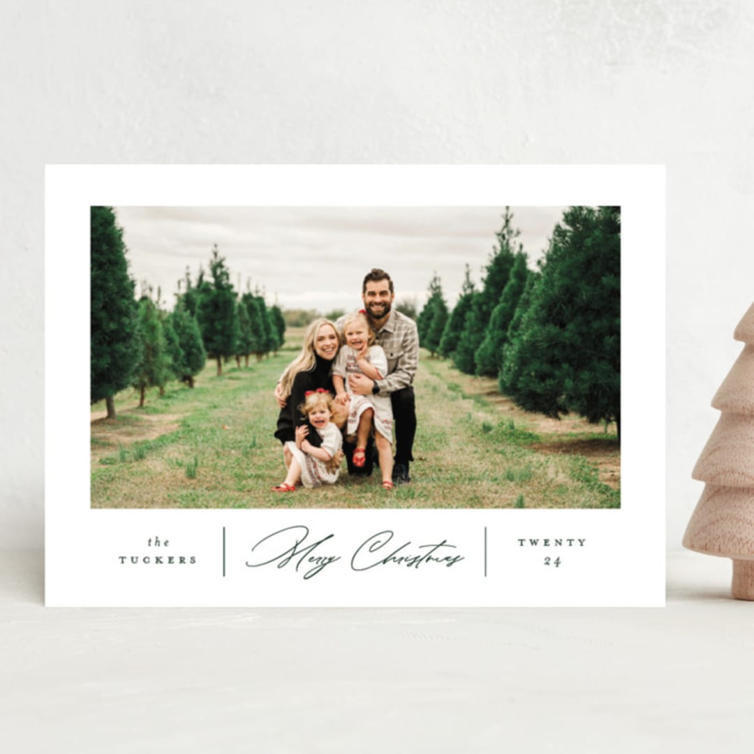 "simply merry" - Holiday Cards in Juniper by Erica Krystek - Front