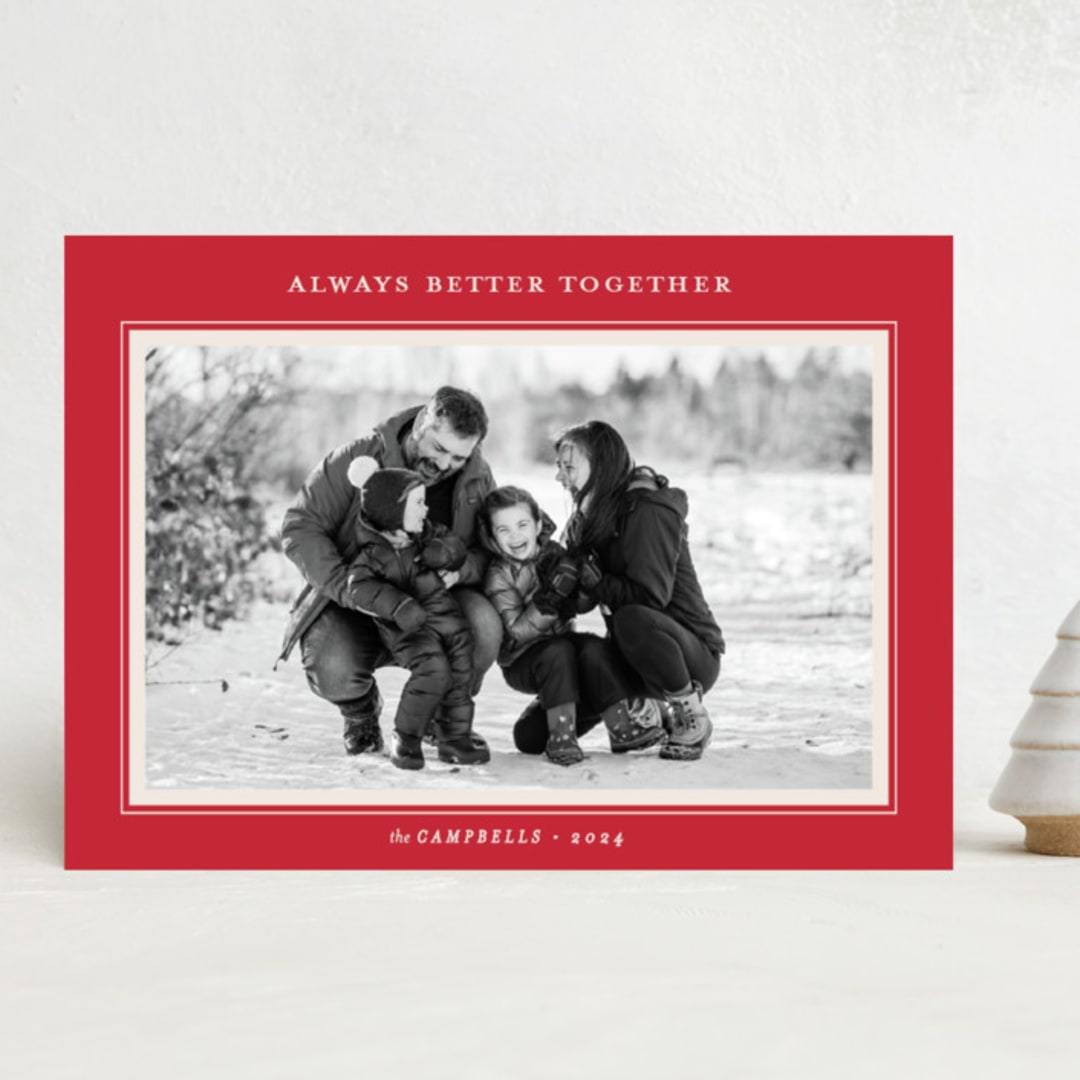 "Always" - Holiday Cards in Ruby by Alston Foster - Front