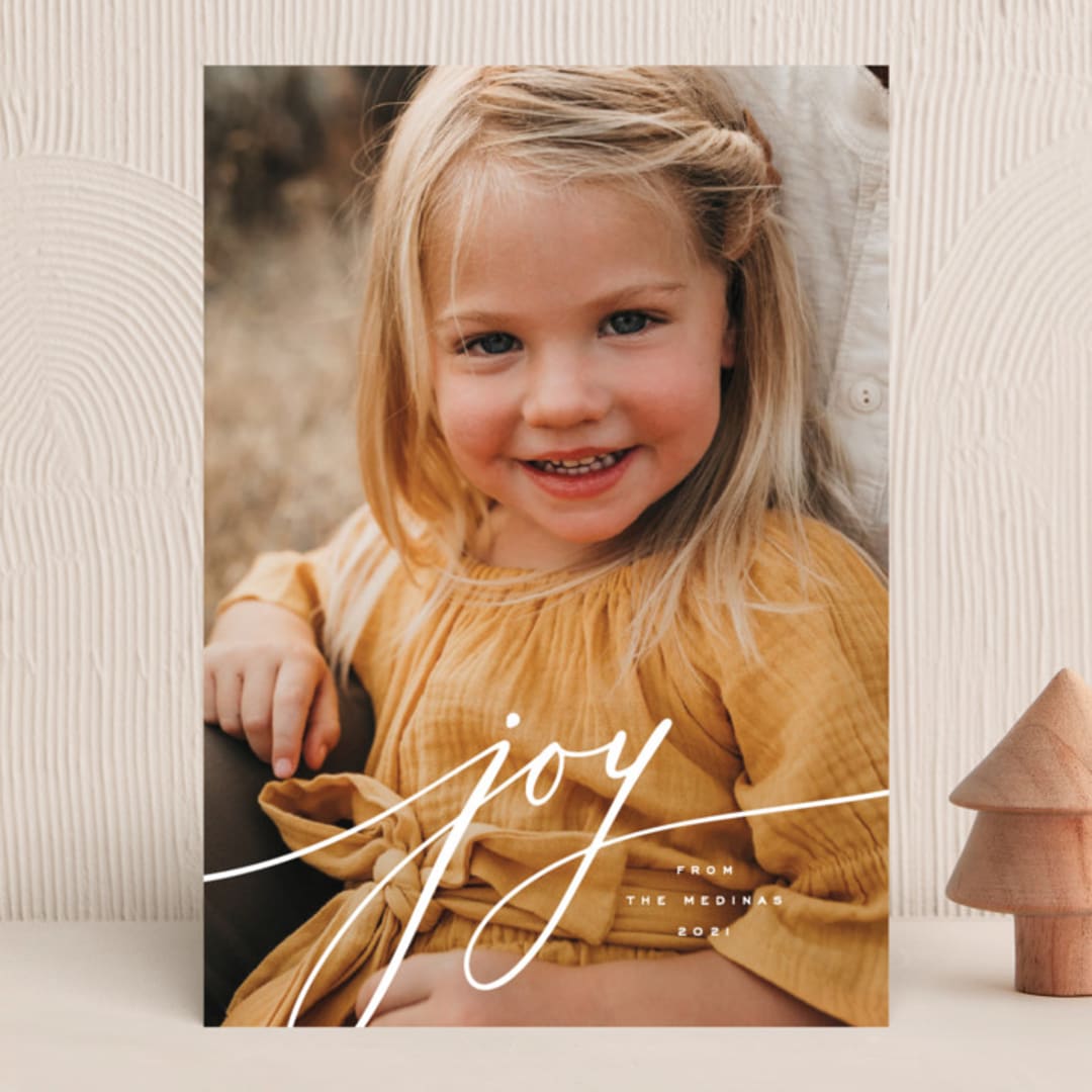 "refined" - Holiday Cards in Snow by April Astudillo - Front