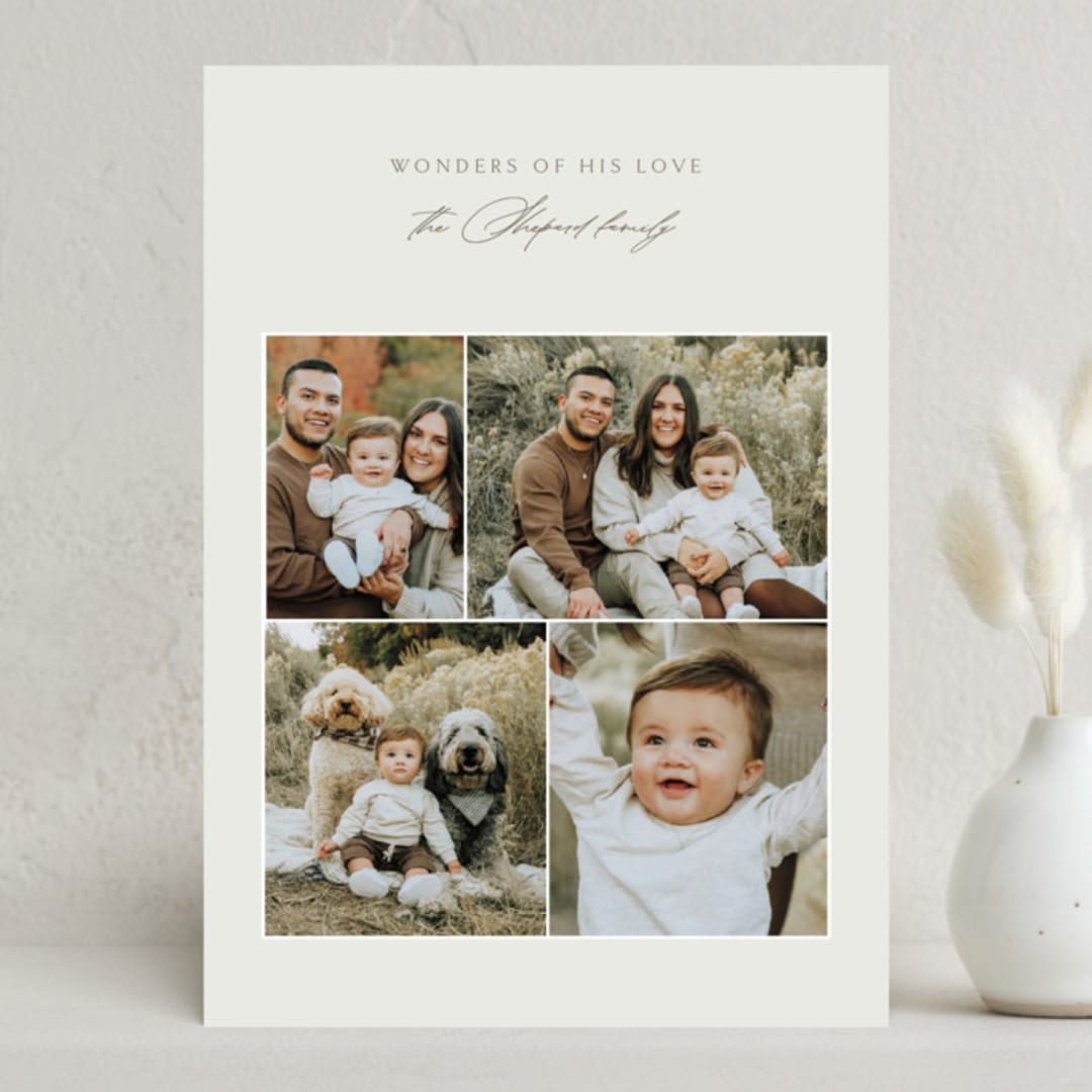 "such wonders" - Holiday Cards in Butter Cream by Sejal Banker - Front