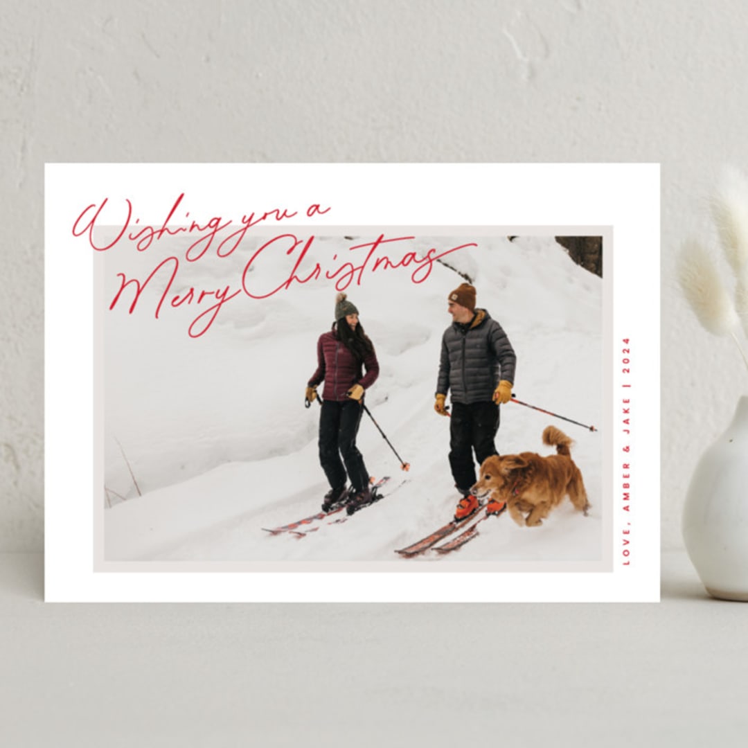 "Minimalist Festive Edition" - Holiday Cards in Winter Vibes by Design Lotus - Front