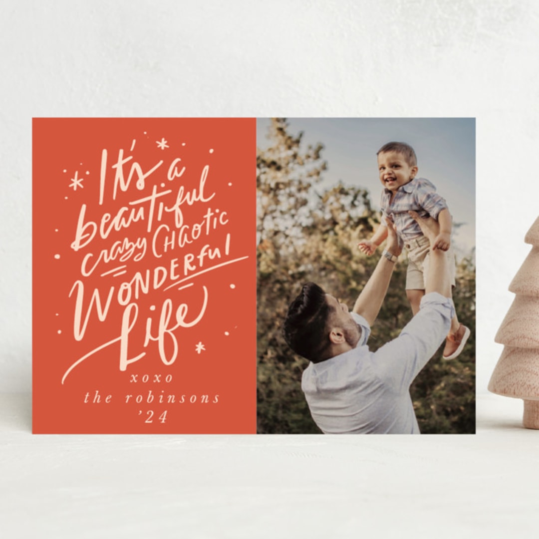 "Crazy Beautiful Life" - Holiday Cards in Candy by Hannah Williams - Front