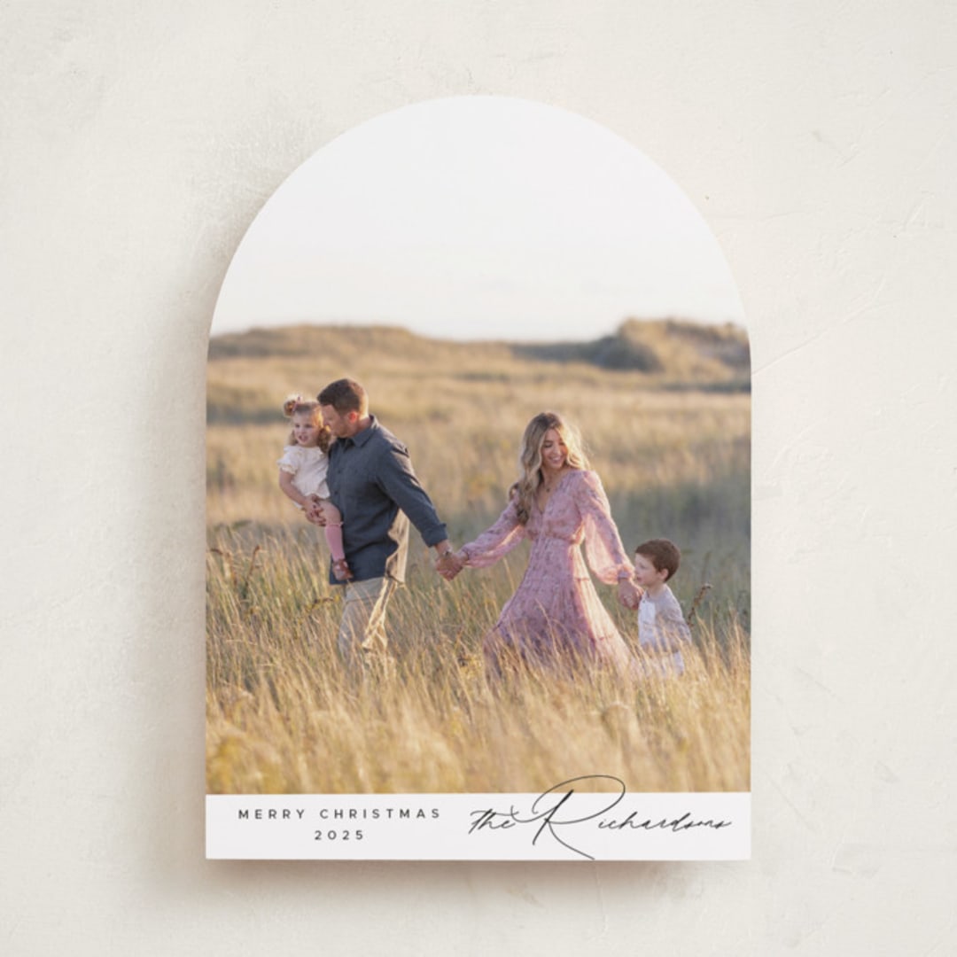 "Elegance" - Holiday Cards in Snow by Nicoletta Savod - Front