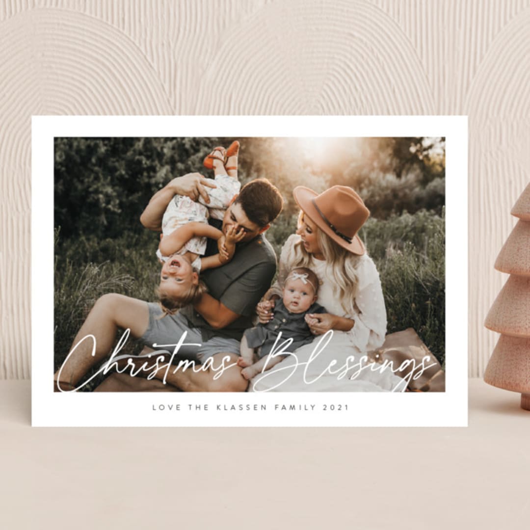 "Klassen" - Holiday Cards in Vanilla by Nicole Walsh - Front
