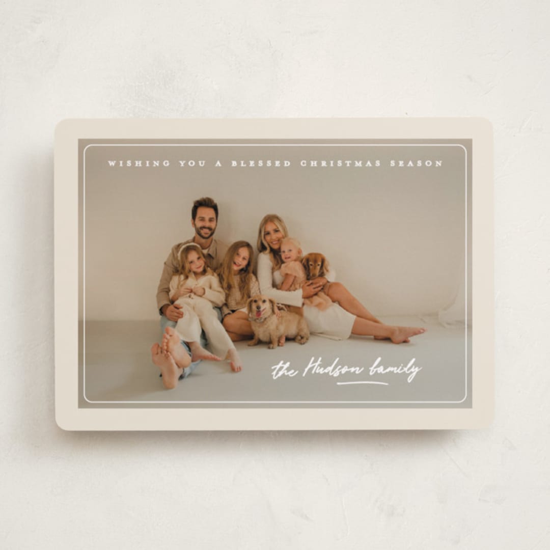 "cover" - Holiday Cards in Vanilla by Creo Study - Front