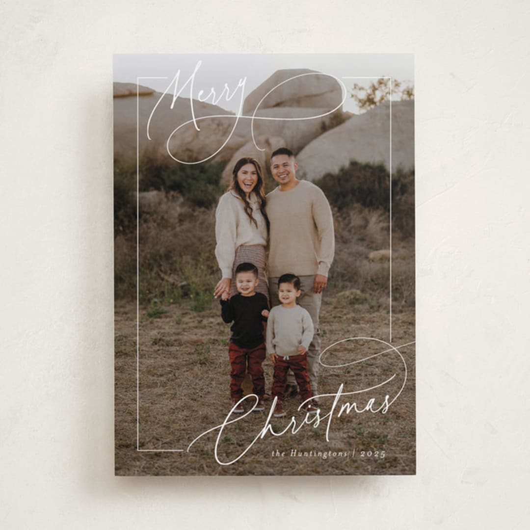 "sophisticate" - Holiday Cards in Snow by Nicoletta Savod - Front