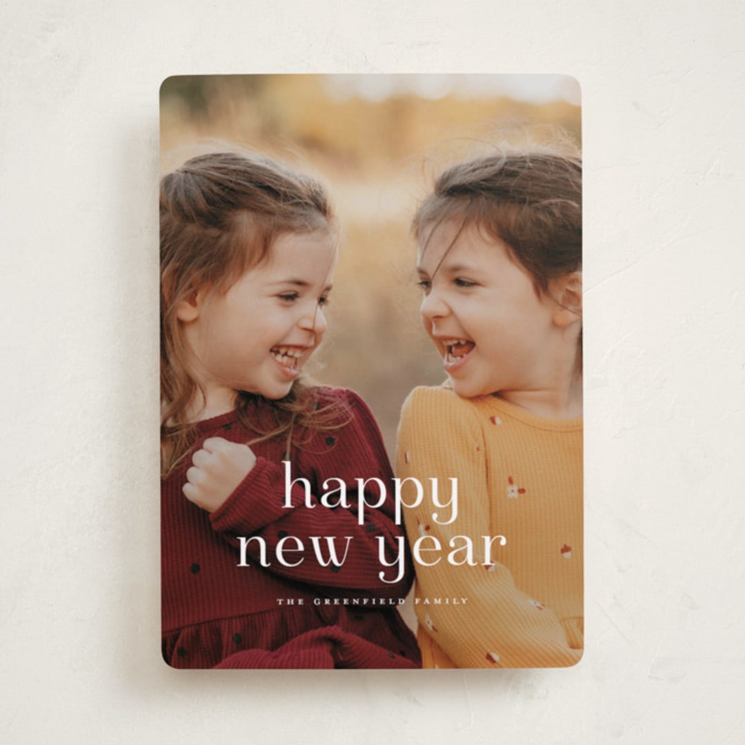 "Quartz" - Holiday Cards in Blizzard by Wildfield Paper Co - Front