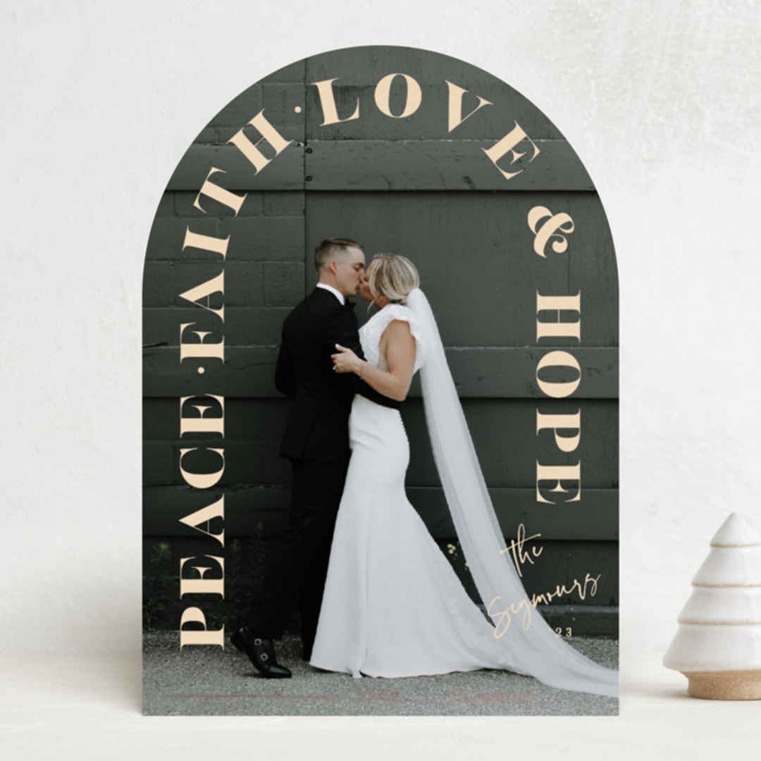 "Styled Arch" - Holiday Cards in Cookie Dough by Mansi Verma - Front