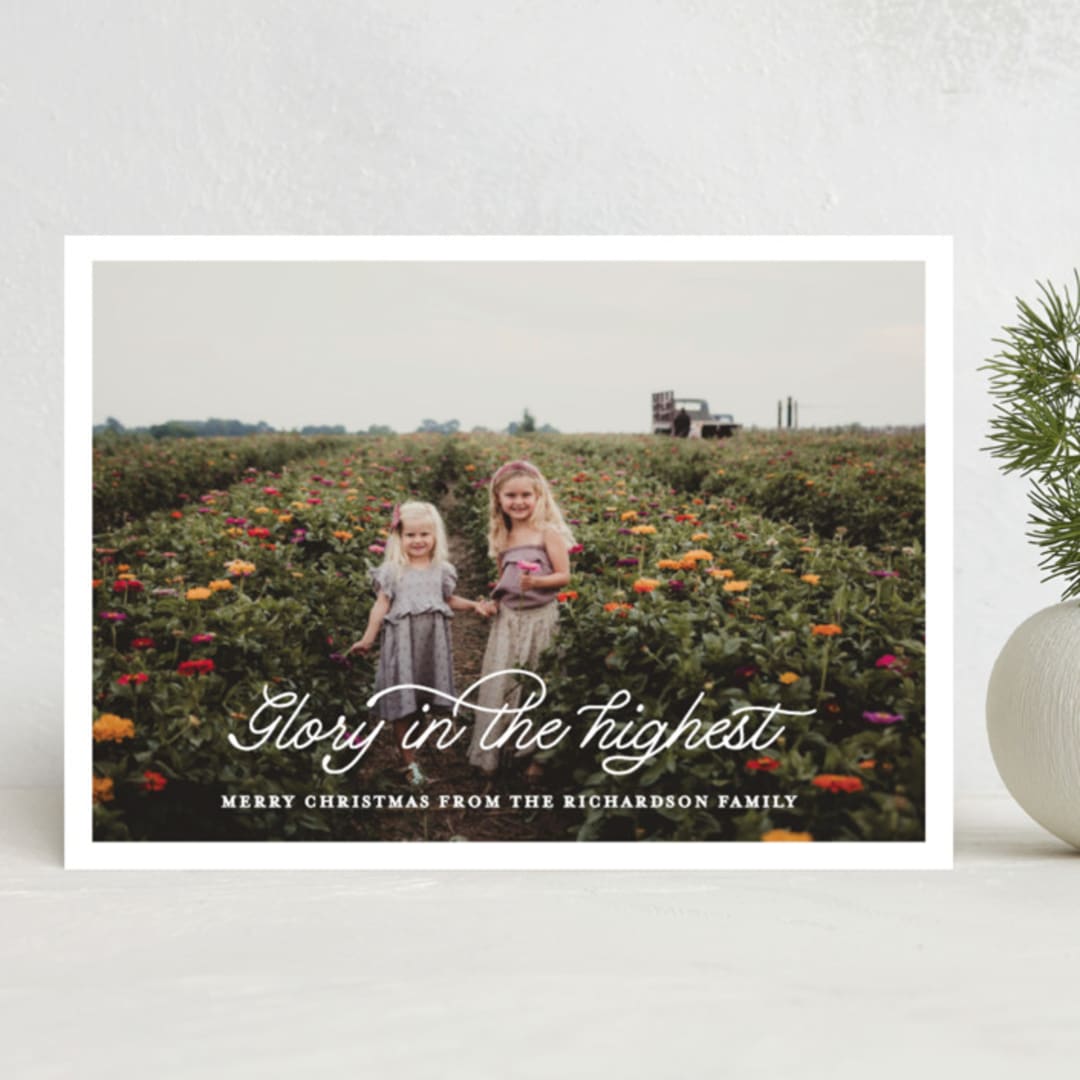 "What A Wonderful Life" - Holiday Cards in Snowflake by Leah Ragain - Front