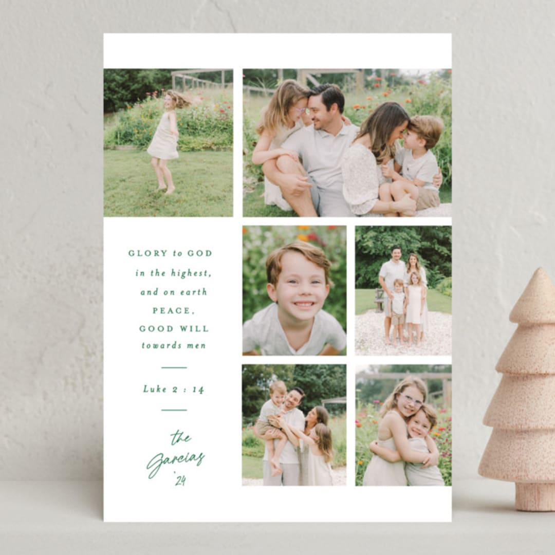 "Faith multiplied" - Holiday Cards in Fir by Creo Study - Front