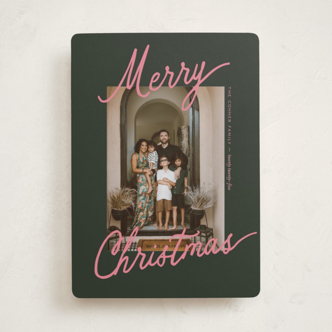 "Jottings" - Holiday Cards in Mistletoe by Pixel and Hank - Front