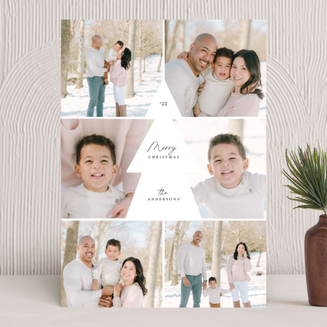 "Silhouette" - Holiday Cards in Snow by Ghia Designs - Front