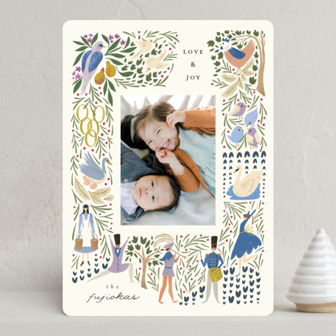 "Twelve Days of Christmas" - Holiday Cards in Sky by Grae - Front