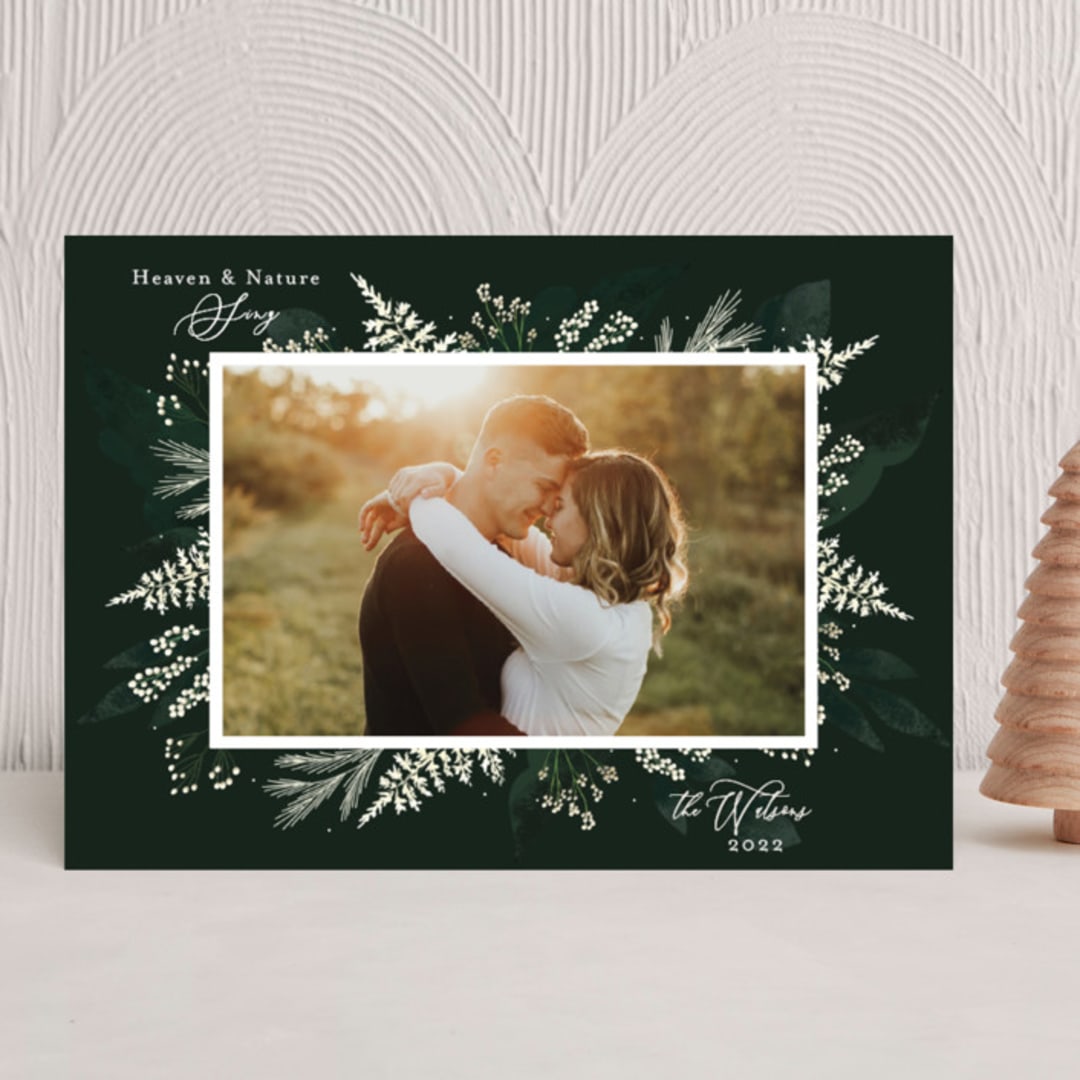 "White Pine" - Holiday Cards in Pine by Susan Moyal - Front