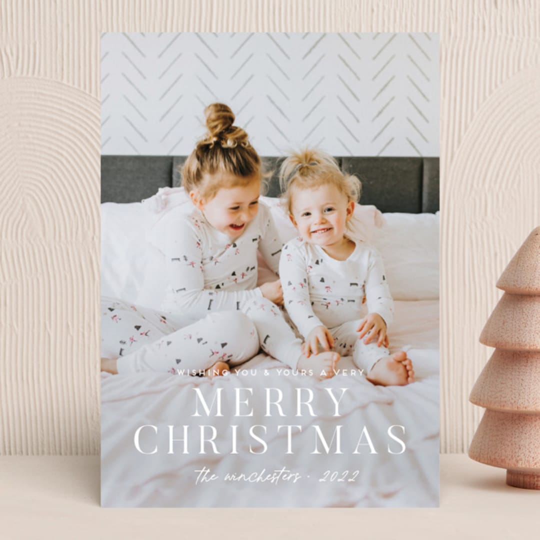 "Center" - Holiday Cards in Snow by Genna Blackburn - Front