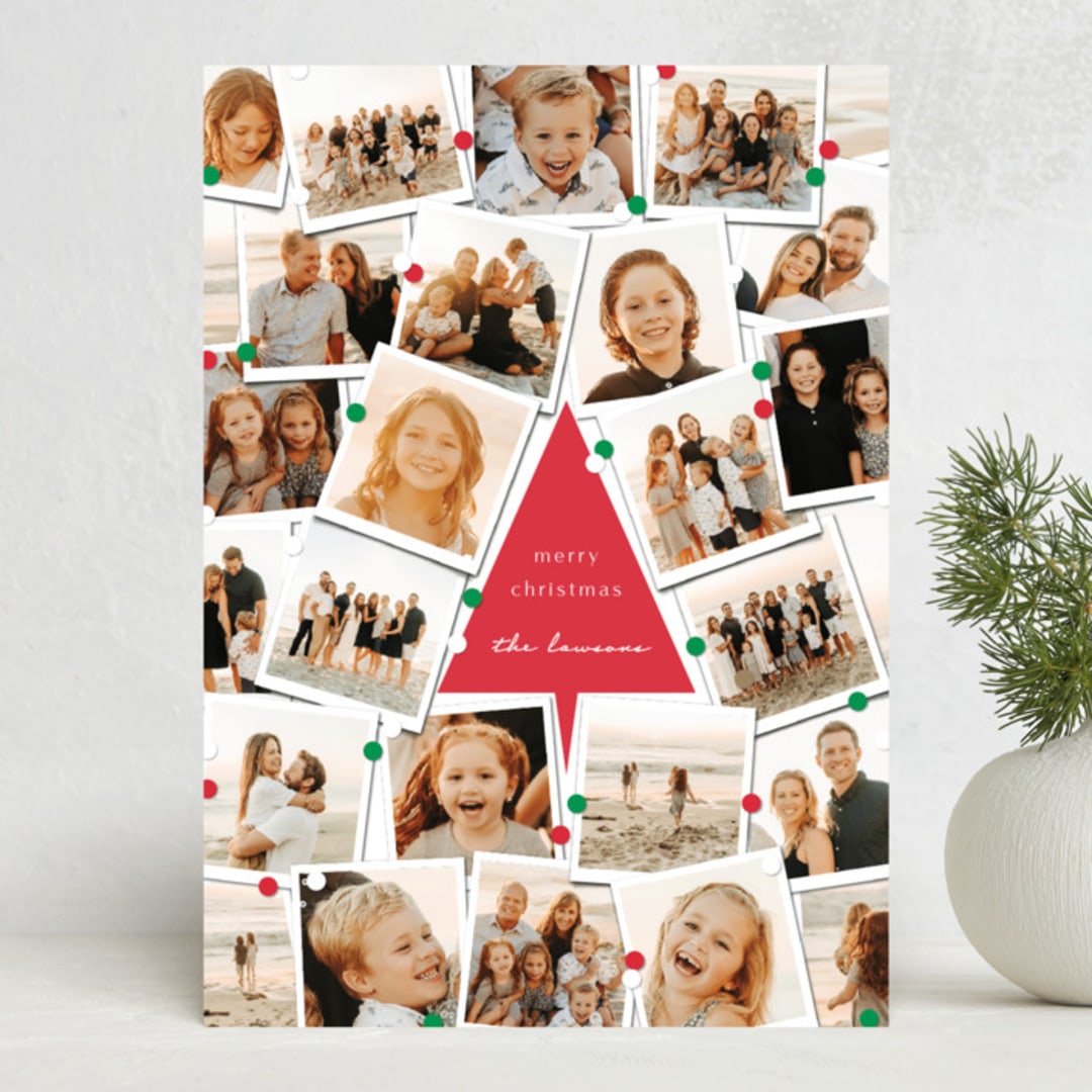 "Family Tree" - Holiday Cards in Merlot by fatfatin - Front