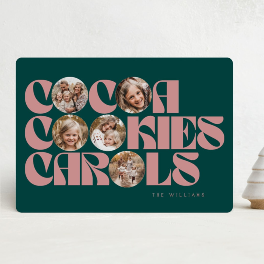 "cocoa" - Holiday Cards in Retro by Lori Wemple - Front