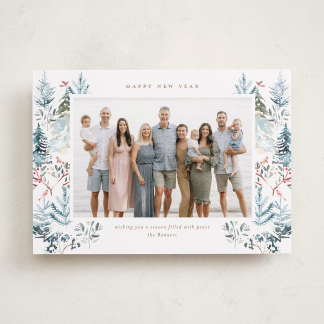 "Heavenly Forest" - Holiday Cards in Ice by Petra Kern - Front