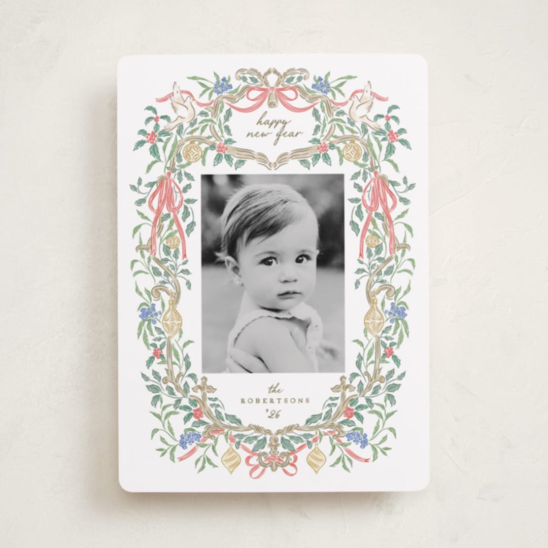 "a court of peace" - Holiday Cards in Cherry Wood by Grae - Front