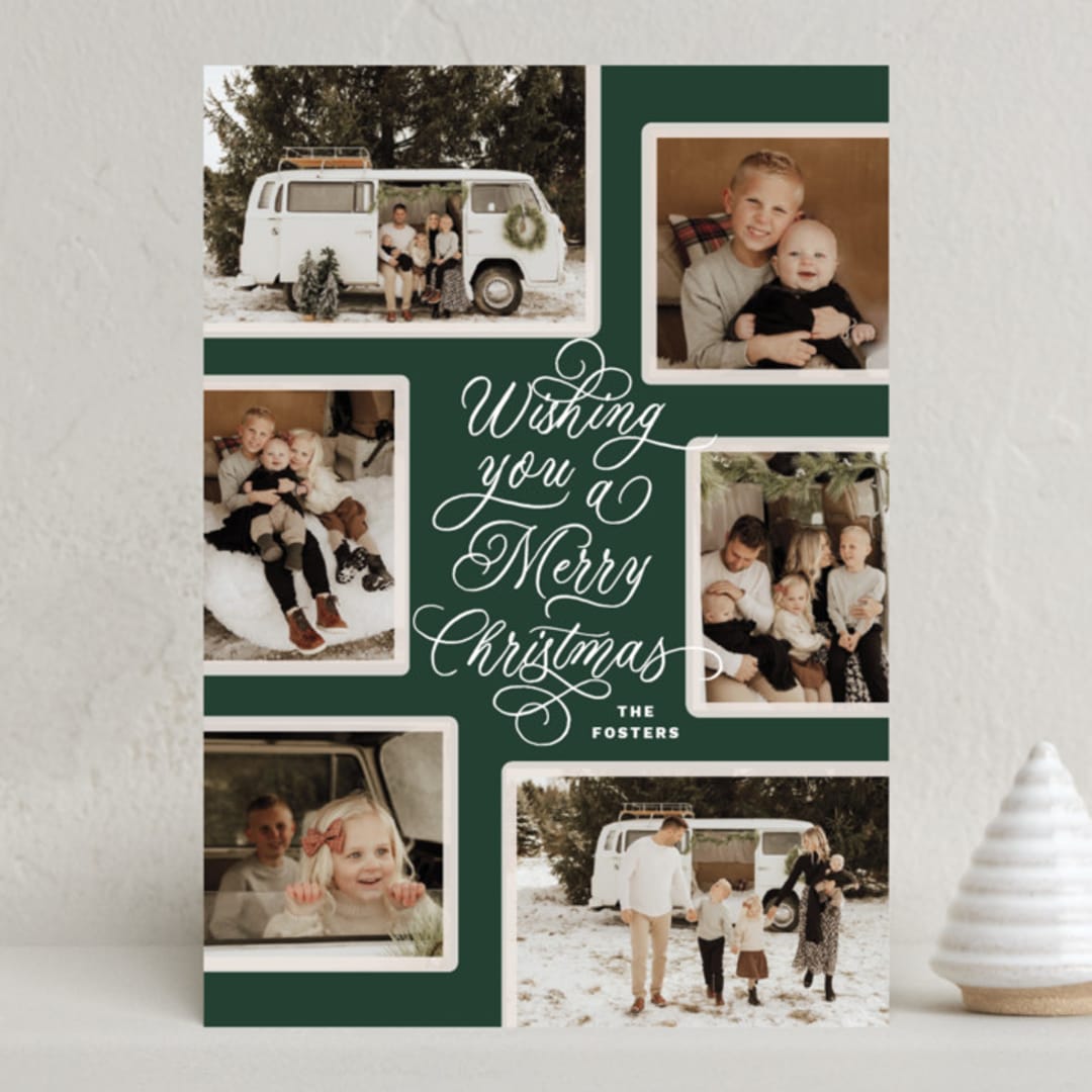 "Christmas Wish" - Holiday Cards in Tannenbaum by Design Lotus - Front